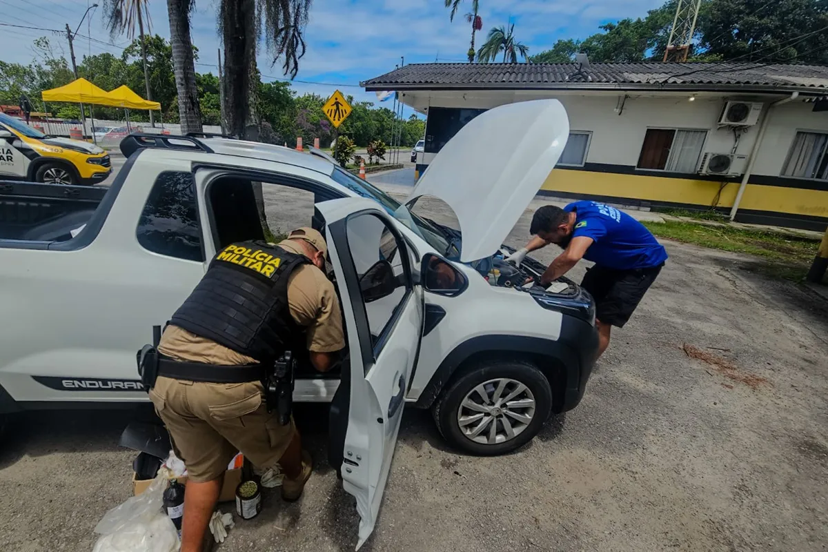 carro furtado em são paulo é identificado no litoral do paraná