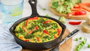 Omelete de brócolis (Imagem: rom_olik | Shutterstock)