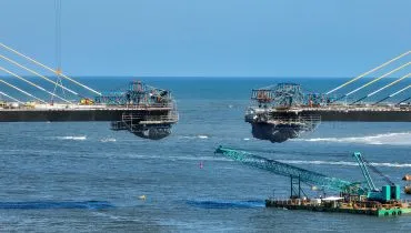 trecho estaiado ponte de guaratuba