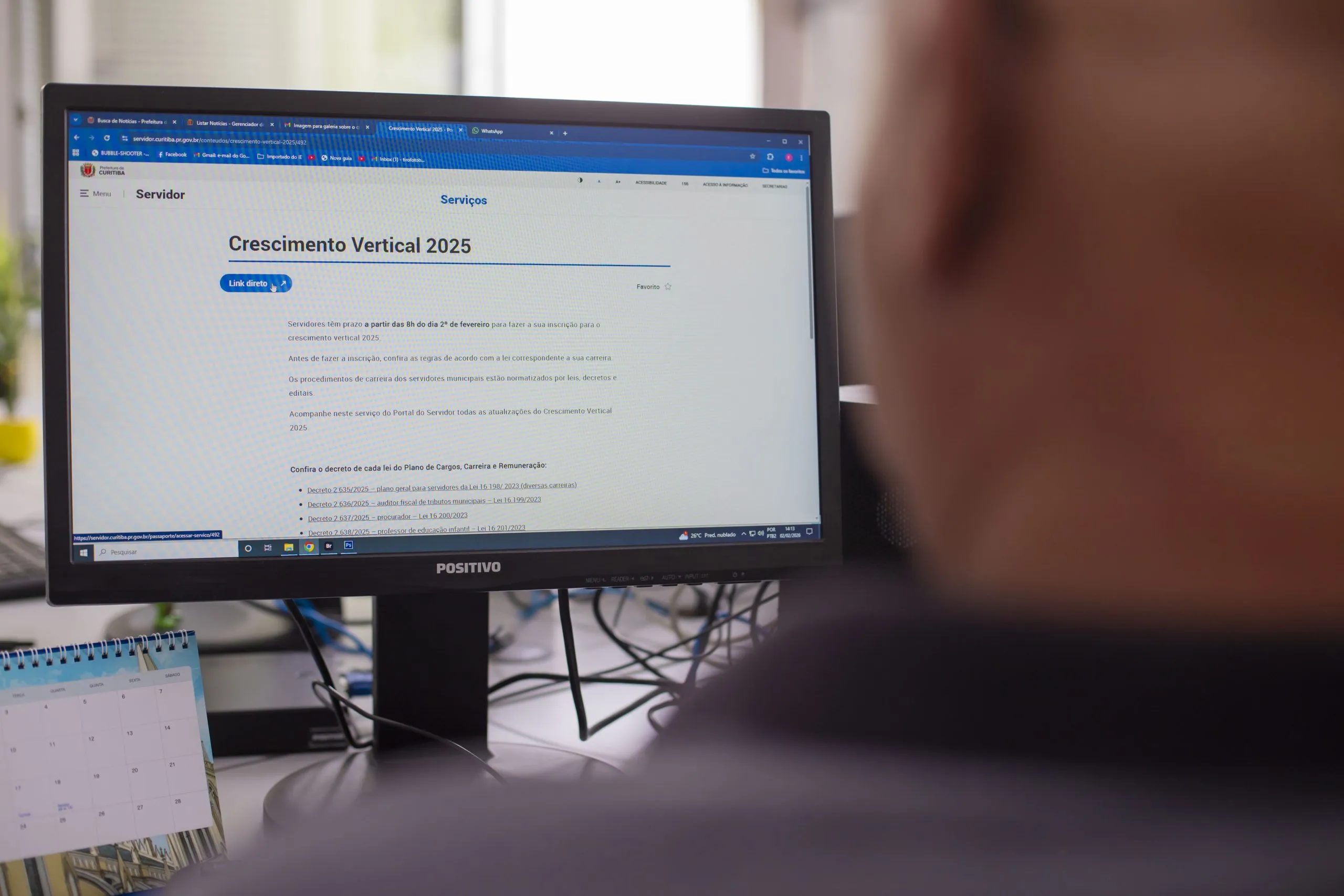 Prefeitura de Curitiba abre inscrições para crescimento vertical de servidores