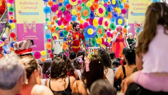 Carnaval em shopping de Curitiba terá quatro dias de shows infantis