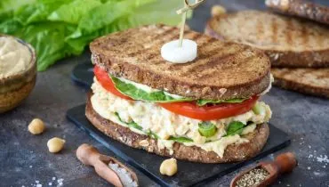 Sanduíche de grão-de-bico (Imagem: barriga | Shutterstock)