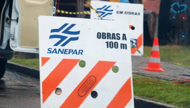 Megaobra da Sanepar deixa 18 bairros de Curitiba sem água nesta terça-feira