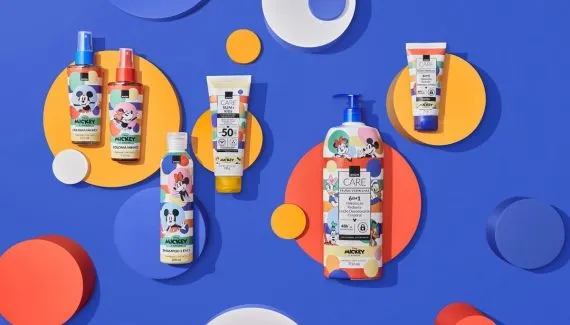 Protetor solar roxo e linha infantil: Avon lança coleção com Mickey & Amigos