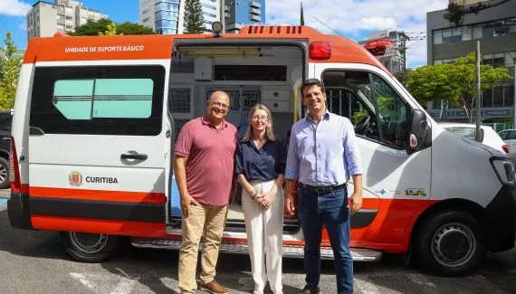 Curitiba cede ambulâncias para Contenda e Pontal do Paraná por 12 meses