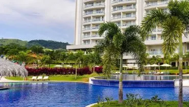 Imagem mostra uma parte do resort Tayayá.