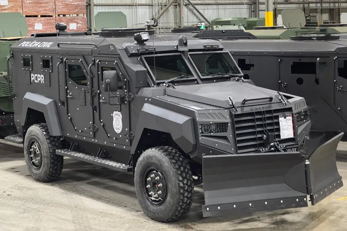 Imagem mostra o novo Caveirão da Polícia Civil do Paraná