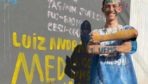 Estudante do interior do Paraná conquista 1º lugar em vestibular