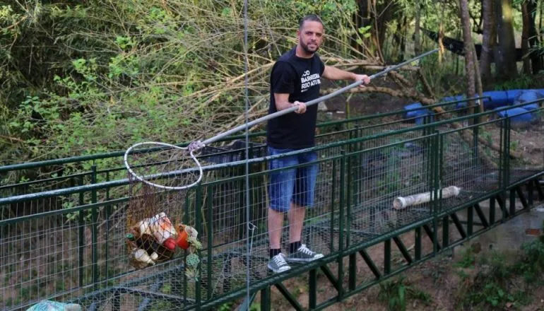 Ecobarreira de Diego se tornou ponto turístico, ganhou ponte, tem guincho elétrico