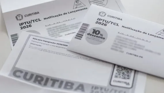 IPTU 2026 de Curitiba disponível online; veja como emitir e pagar