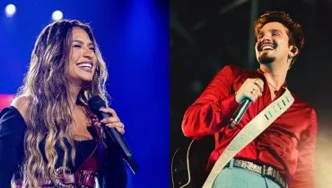 Imagem mostra Simone Mendes e Luan Santana.