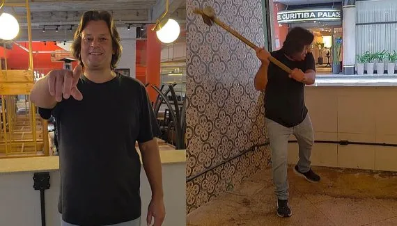Com marreta em mãos, chef premiado de Curitiba anuncia novo restaurante