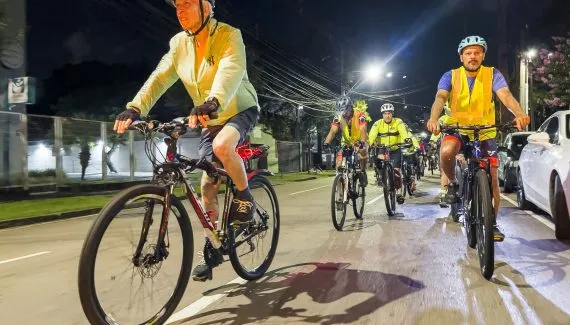 Pedala Curitiba Noturno retorna com três saídas semanais gratuitas