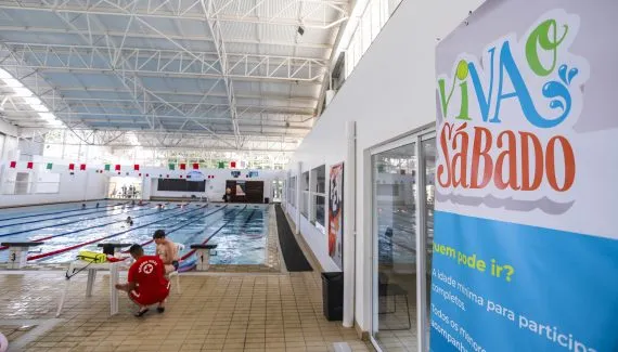 Viva o Sábado retorna com atividades gratuitas em piscinas de Curitiba
