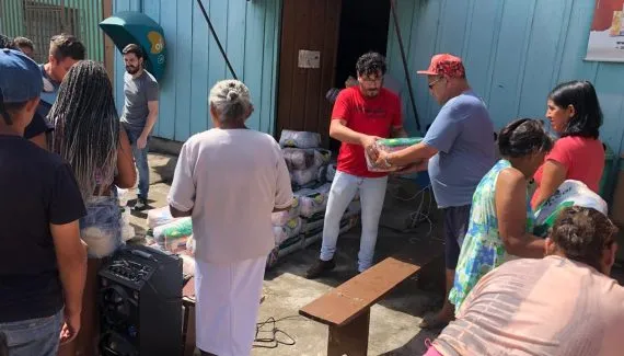 Missionários redentoristas lideram campanha contra a fome em Curitiba