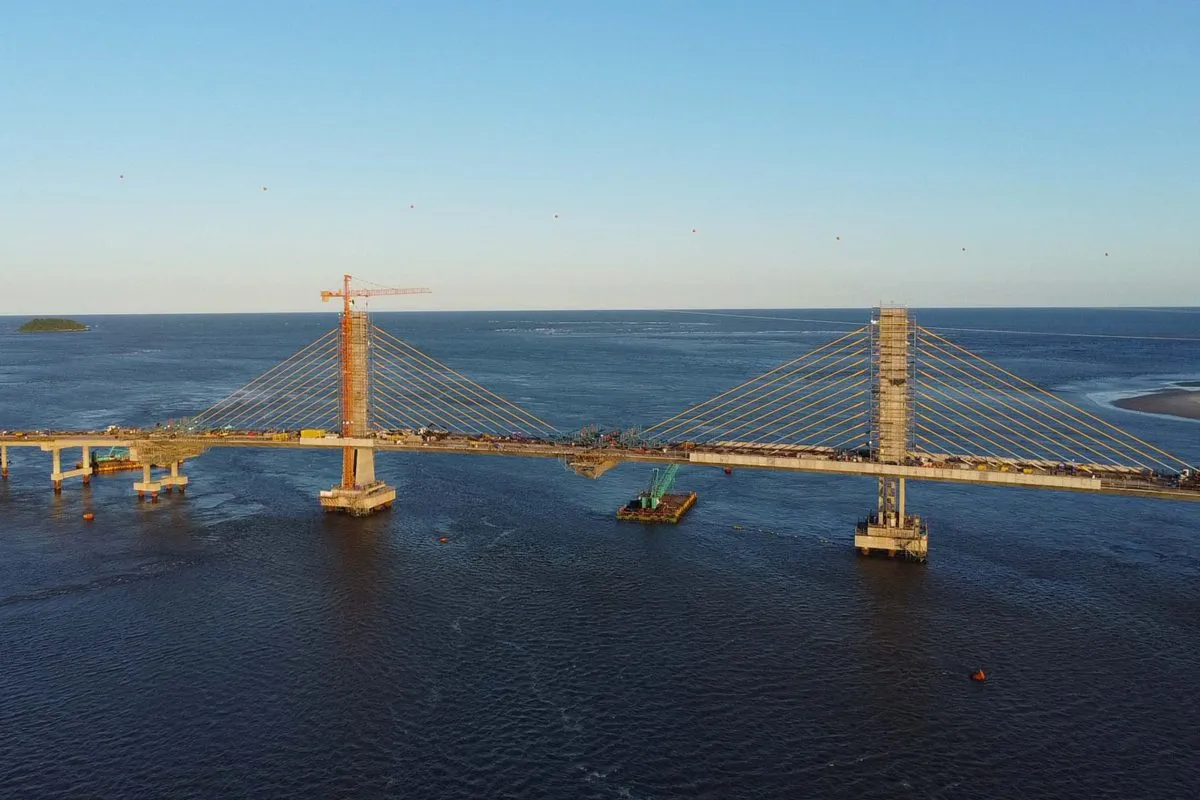 Obra da Ponte de Guaratuba reserva números curiosos