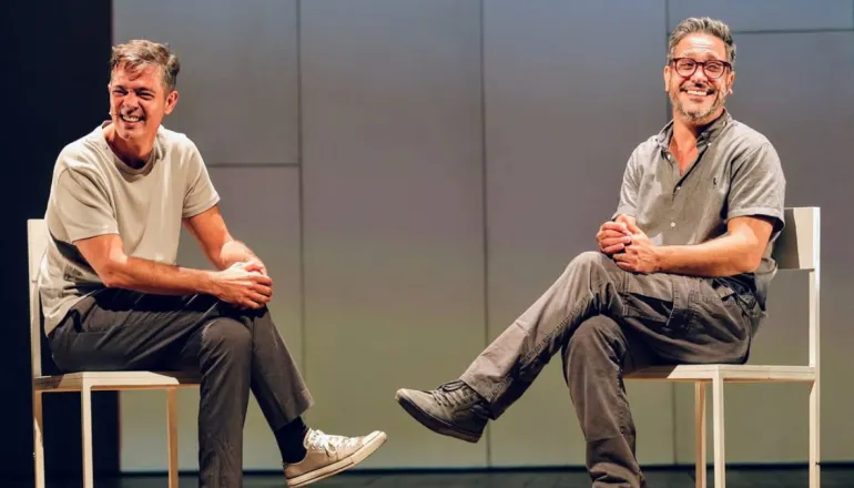 Bruno Mazzeo e Lúcio Mauro Filho apresentam comédia em Curitiba