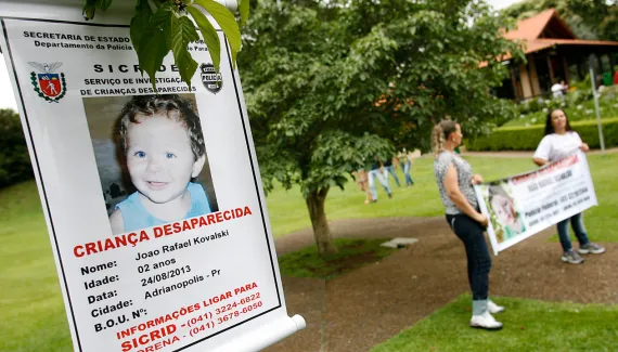 Veja como estaria hoje João Rafael, criança desaparecida em 2013 no Paraná