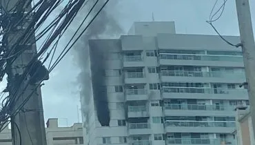 incêndio no centro de curitiba mobiliza 16 bombeiros