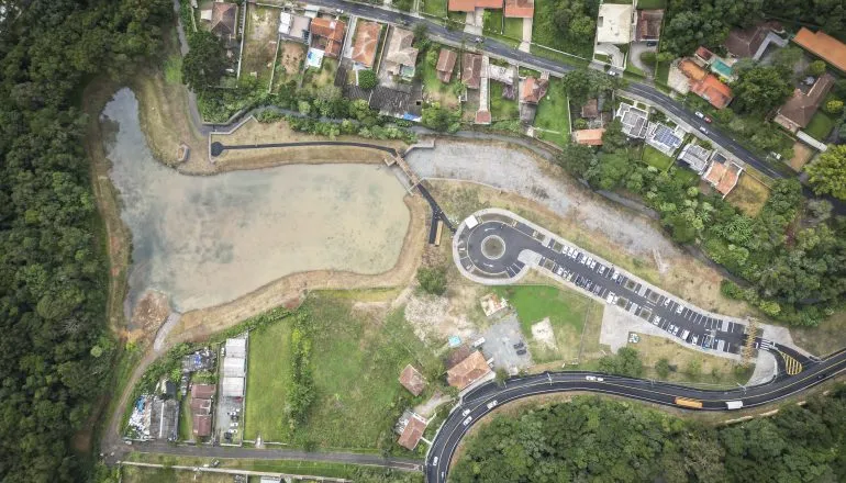 Curitiba ganha novo parque: área vai evitar alagamentos na região