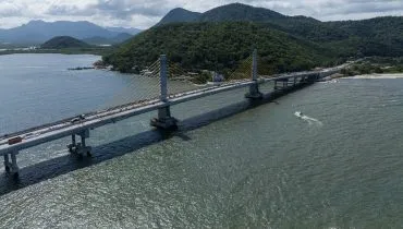Ratinho Junior anuncia data de inauguração da Ponte de Guaratuba