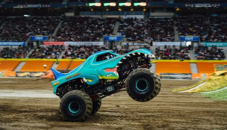 Caminhões gigantes do Monster Trucks da Hot Wheels em Curitiba