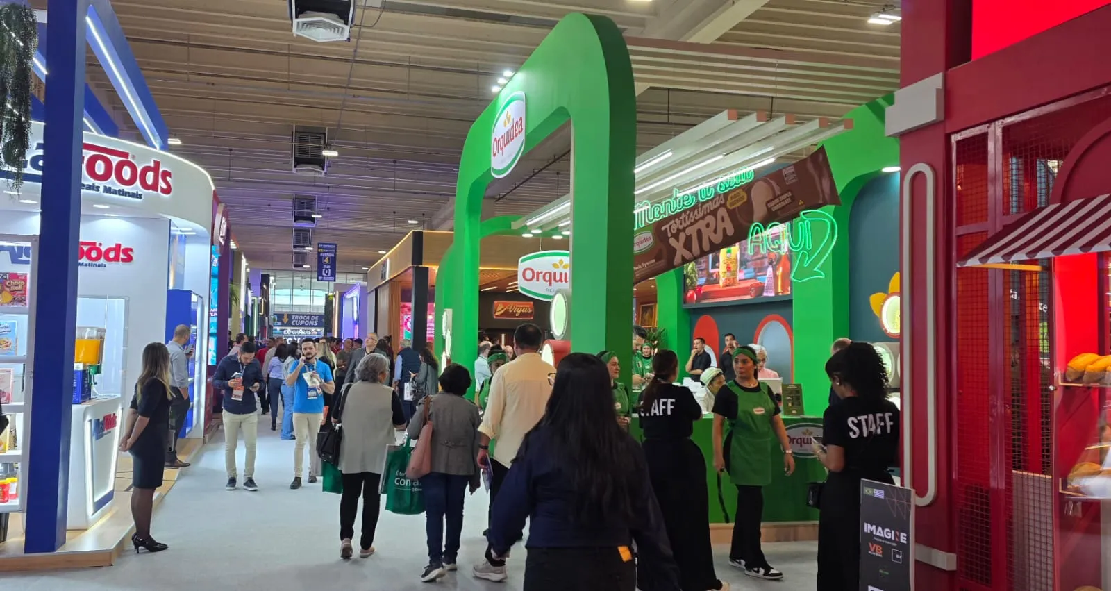 450 estandes trazem as novidades do setor supermercadista na ExpoApras. Foto: Ana Paula Pickler/Especial para A Tribuna do Paraná