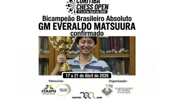 Curitiba sedia torneio nacional de xadrez com 500 participantes