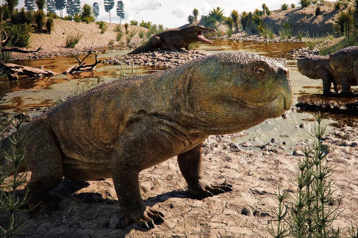 Rincossauro da espécie Isodapedon varzealis teria vivido 230 milhões de anos