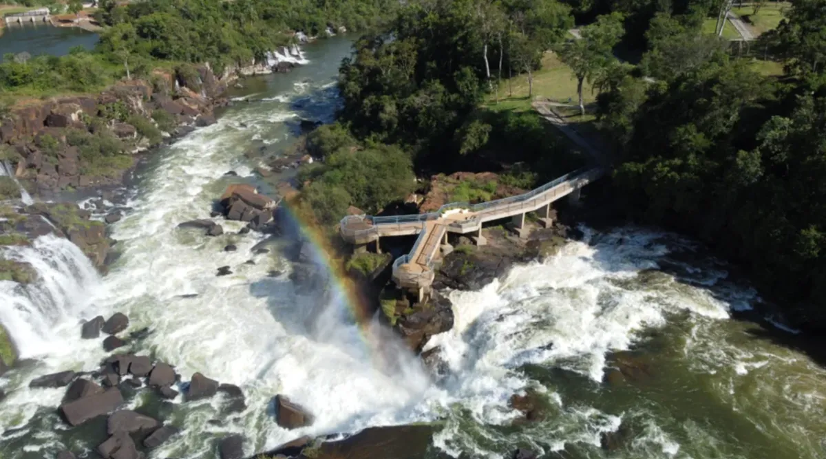 Mini Cataratas do Iguaçu” em Santa Catarina, o Salto Saudades têm entrada gratuita, mirante e nova estrutura turística.