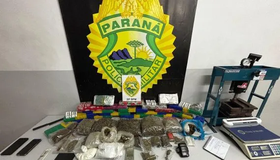 PM desarticula ponto de tráfico e apreende 21 kg de drogas no Hauer