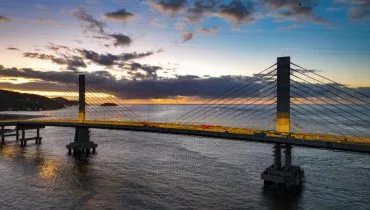 ponte de guaratuba, no litoral do Paraná, inaugura em abril