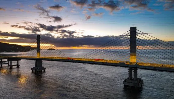 A poucos dias da inauguração, ponte de Guaratuba ganha nome simbólico