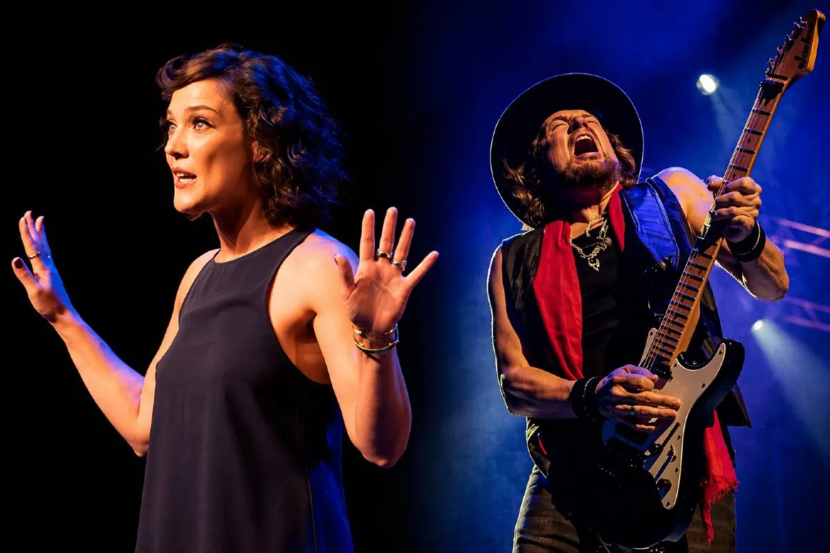 Sexta-feira tem o melhor do rock com Adrian Smith e teatro com a curitibana Adriana Birolli