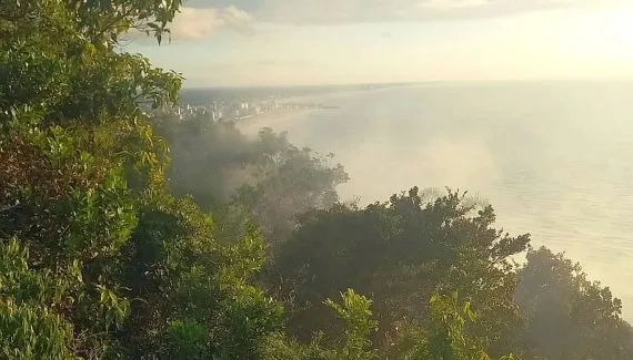 Incêndio no Morro do Boi completa 24h; focos estão em área de difícil acesso
