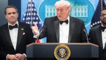 Imagem mostra o presidente dos Estados Unidos, Donald Trump.