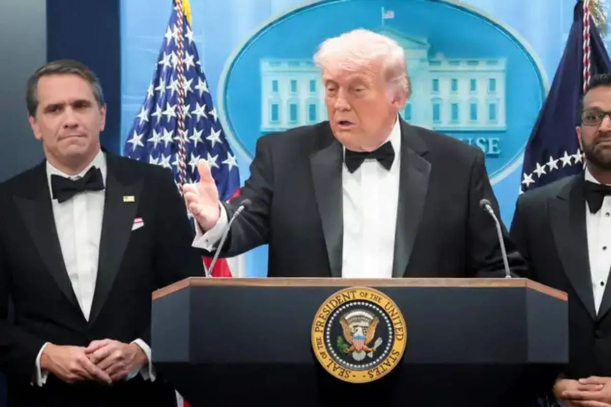 Imagem mostra o presidente dos Estados Unidos, Donald Trump.