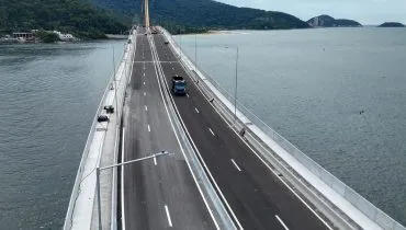 Na reta final para inauguração, Ponte de Guaratuba recebe licença que libera operação