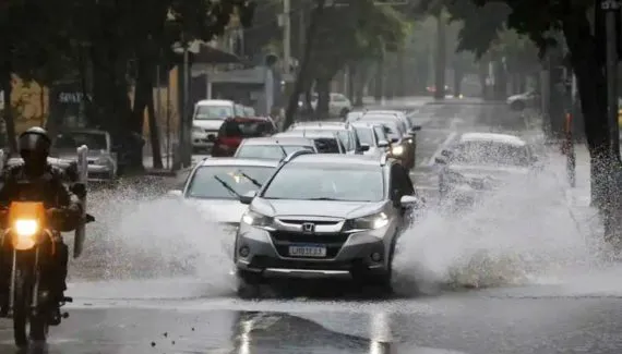 Ciclone com frente fria causam temporais de até 112 mm no Sul e Sudeste do Brasil