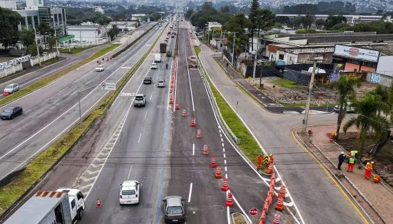 Linha Verde tem novo desvio no Viaduto do Tarumã a partir desta sexta-feira
