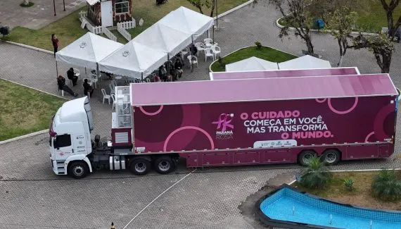 Carreta Saúde da Mulher 2026 vai passar por 19 cidades do Paraná