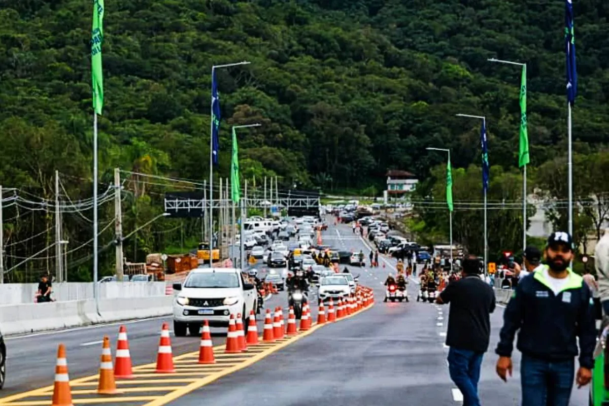 Como vai funcionar o fluxo de veículos após a inauguração da Ponte de Guaratuba?
