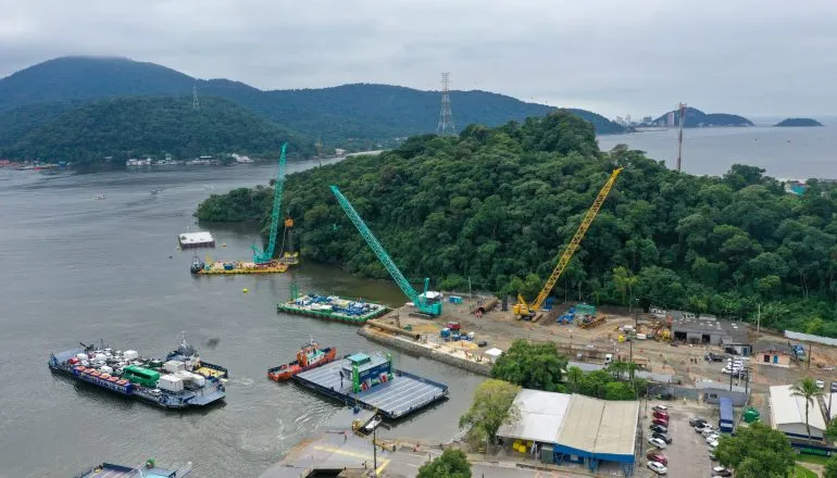 
Início das obras: após décadas de espera, o projeto da Ponte de Guaratuba deslanchou com mudanças na Lei aprovadas pelo Legislativo.