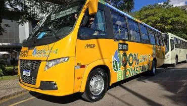 Ônibus movido a gás natural começa a ser testado em linha da Grande Curitiba