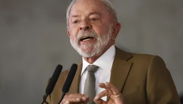 O presidente Luis Inácio Lula da Silva