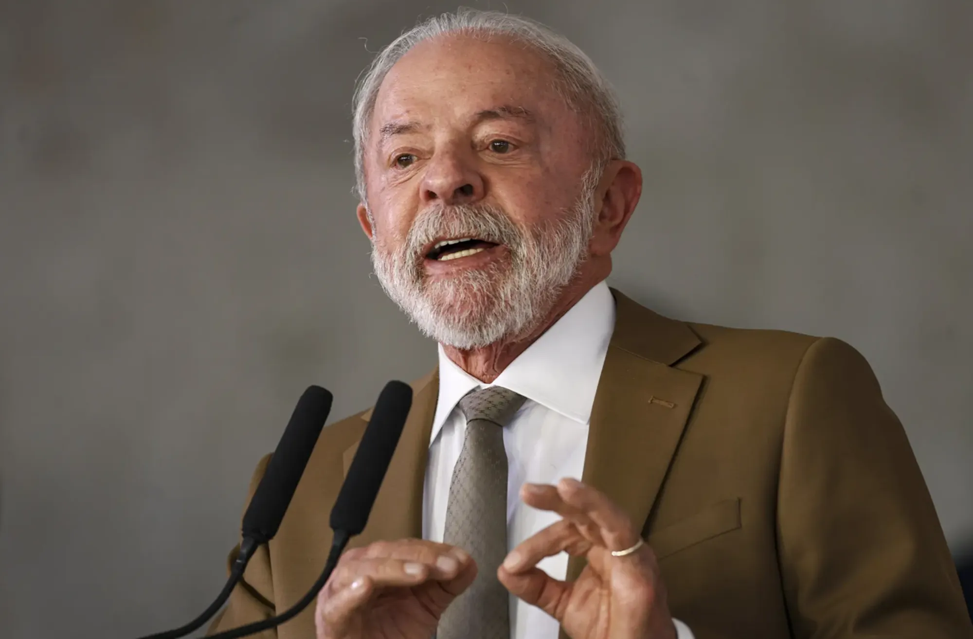 O presidente Luis Inácio Lula da Silva