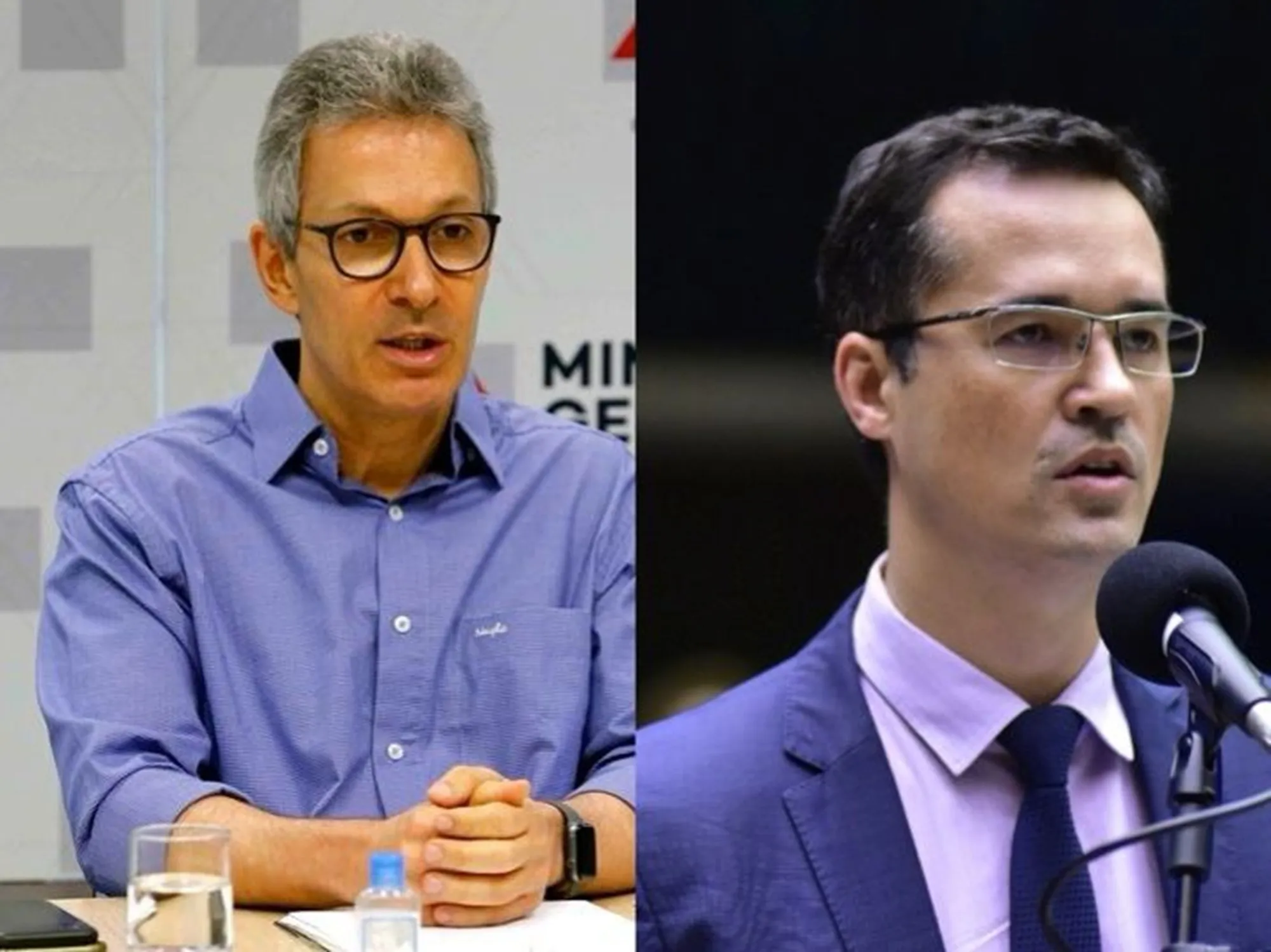 romeu zema critica flávio bolsonaro e novo paraná, representado por deltan dallagnol, critica Zema