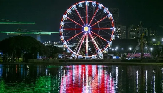 Roda-gigante do Parque Barigui será trocada por nova estrutura de 55 metros