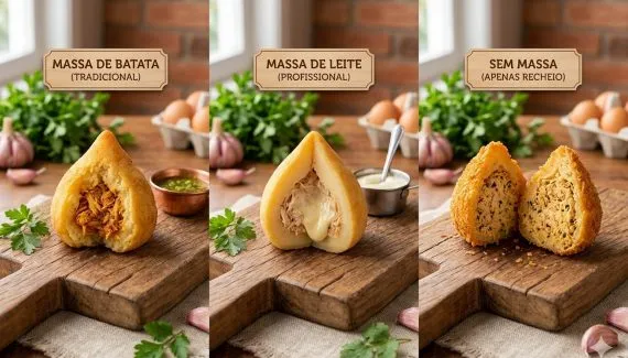 Dia Nacional da Coxinha: as três receitas mais bem avaliadas do Brasil