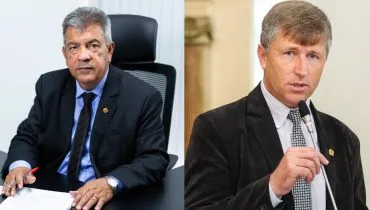 Vereador Toninho da Farmácia (União) e Mauro Bobato (PP).
